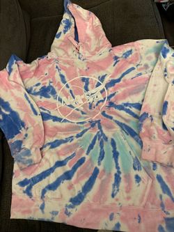 NASA Tie-Dye Pink/Blue/White Sweatshirt Sweater Women’s Size M