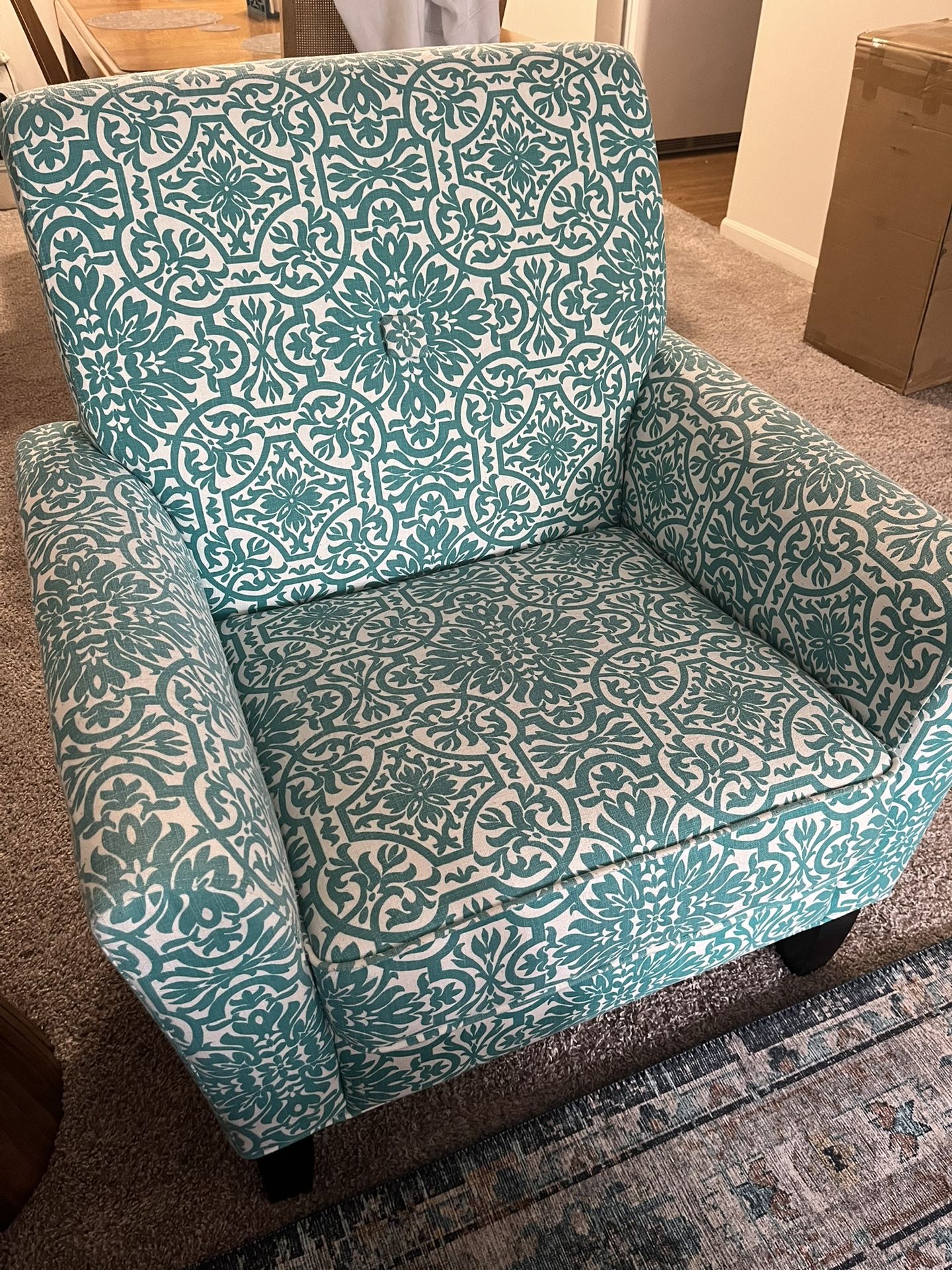 Teal Arm Chair
