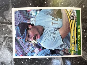 1984 Donruss Baseball Card Wade Boggs 