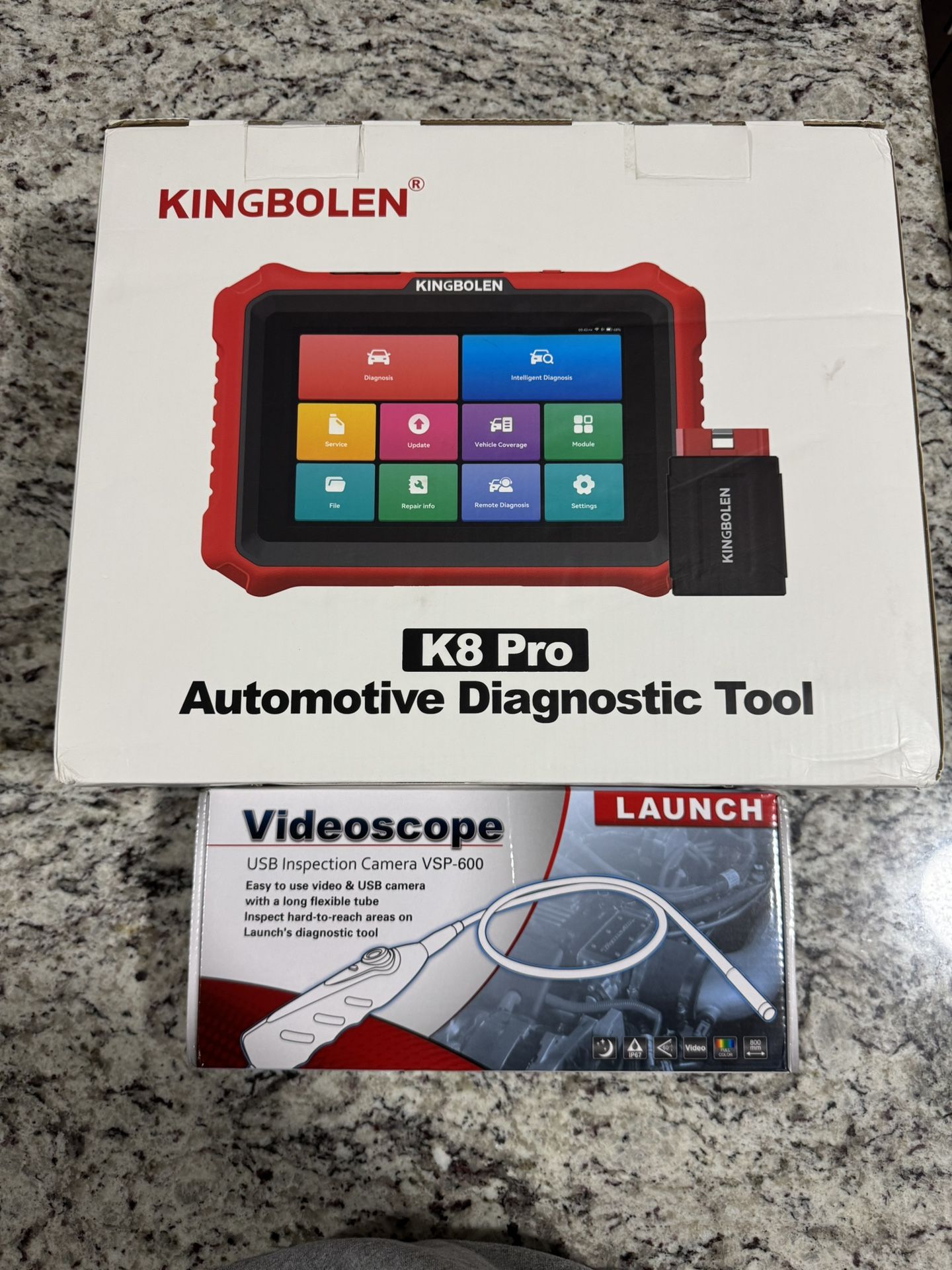 Brand New Kingbolen K8 Pro Bi-Directional Scan Tool– Lifetime Updates – High-End Launch Equivalent