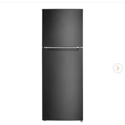 10.1 cu. ft. Top Freezer Refrigerator in Black, Garage Ready