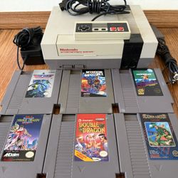 Nes Nintendo Complete Set With Games 