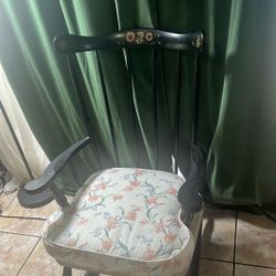 L.Hitchcock Wooden Rocking Chair 