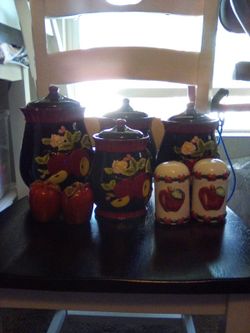 Apple Canisters.   Will Happily Bundle Items 