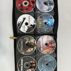 DVD Bundle Qty: 93 Assorted Title And Genres Including Storage Pouch.