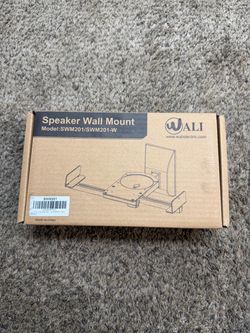 WALI SWM201 Speaker Wall Mounts – 2 Pack – NEW – Black