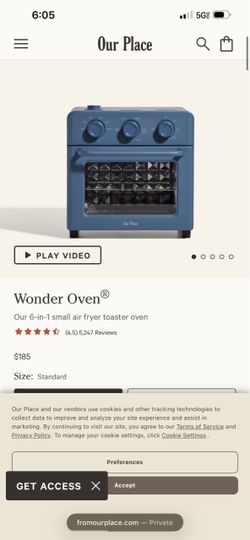 Our Place Wonder Oven 6-in-1 Air Fryer Toaster Oven