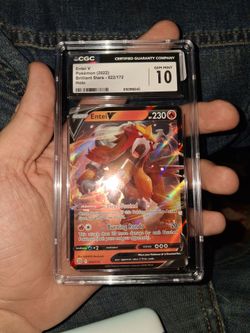 Cgc graded 10 gem mint entei V