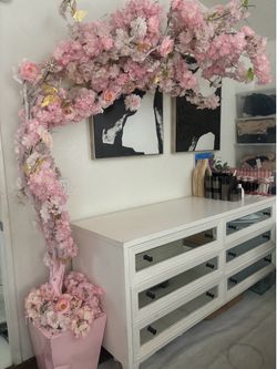Artificial flower 🌸 tree with lights