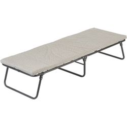 New Coleman Ridgeline Camping Cot, 26 x 13 x 75 in, Green, with Foam Sleeping Pad