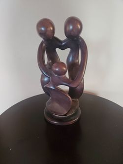 Abstract Family Figurine Sculpture