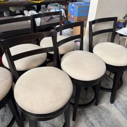 Swivel Bar Stools 6ct