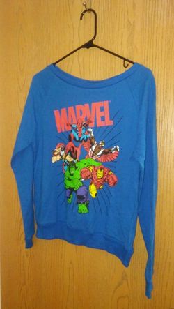 Ladies nwot Marvel sweatshirt large