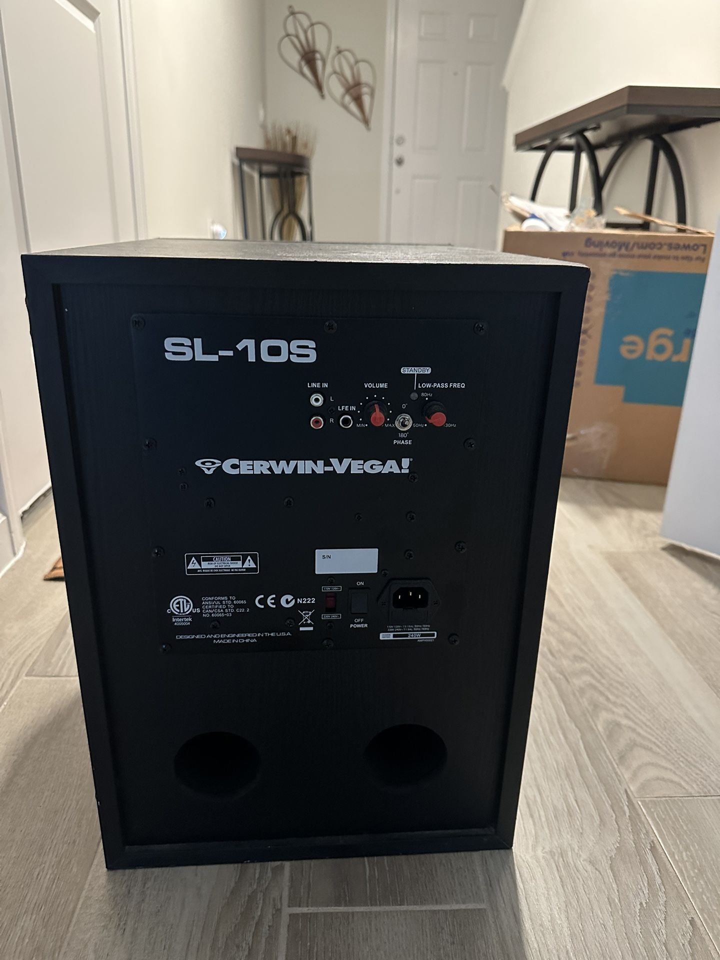 Cerwin Vega Subwoofer 