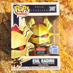 Funko POP! Solo Leveling Esil Radiru #2497 New York Shared Exclusive