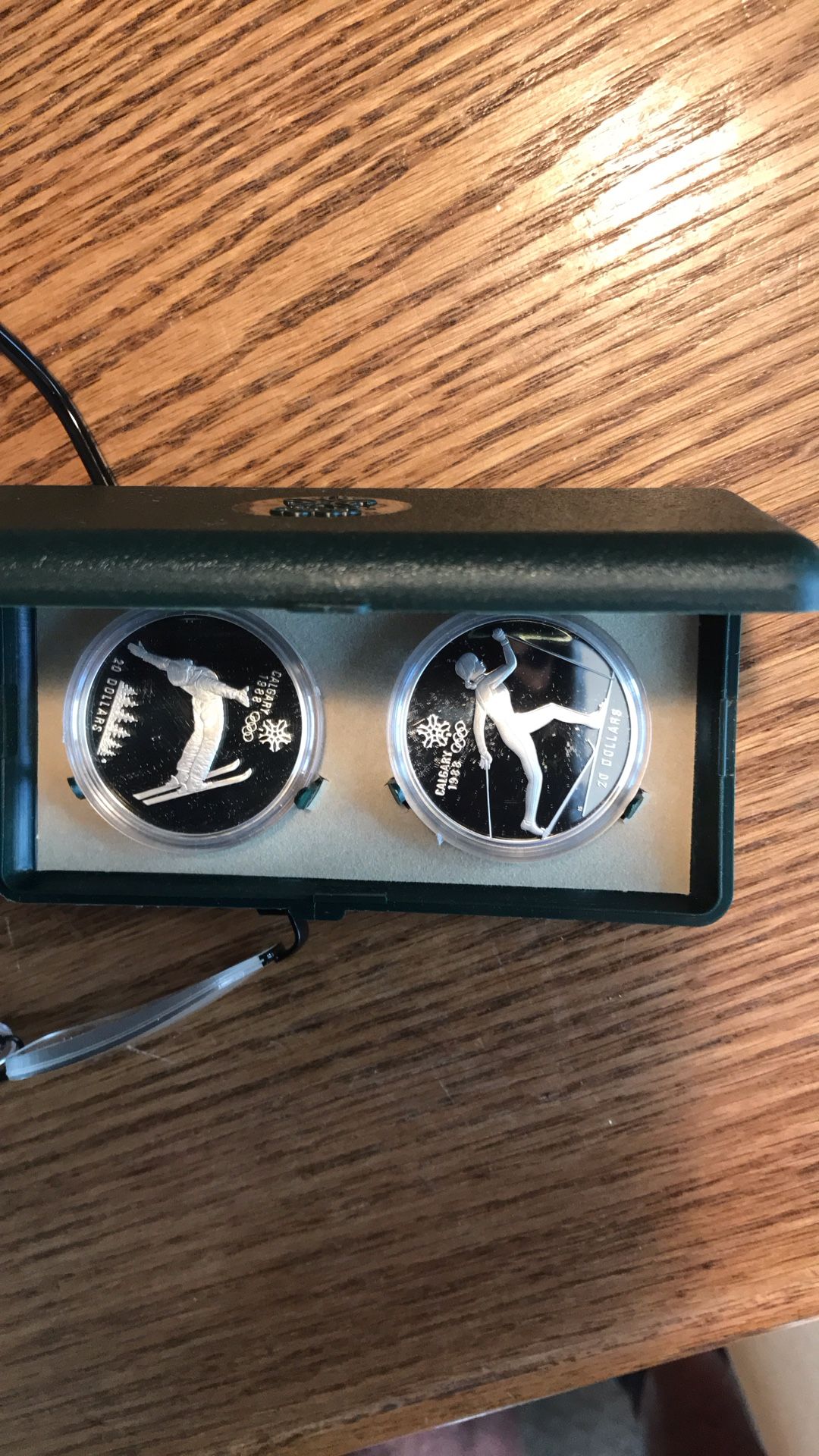 Calgary Olympics 2 0z Silver