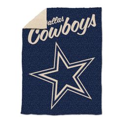"LOGO BRANDS" *DALLAS COWBOYS* LUXE DREAMS THROW