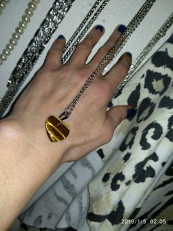 Genuine TIGER EYE Necklace