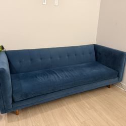 Blue Velvet sofa