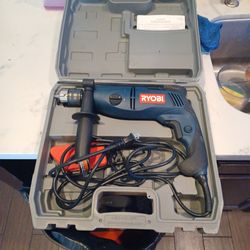 Ryobi D552H 1/2" Electric Hammer Drill 2 Speed Reversible Corded with Case