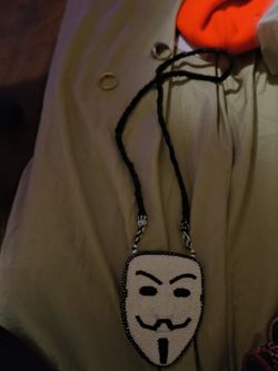 V For Vendetta Handmade Prison Beaded Piece