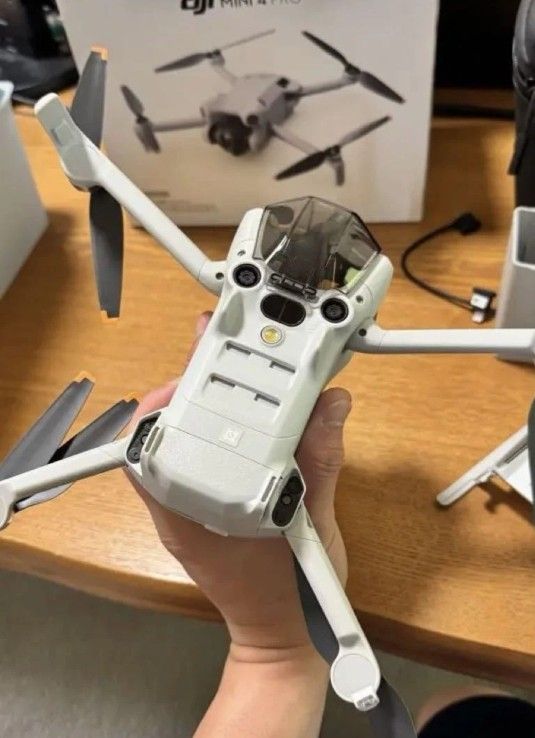 DJI Mini 4 Pro Plus Drone Fly More Combo RC N-3 Controller Wide Lens Extra Props