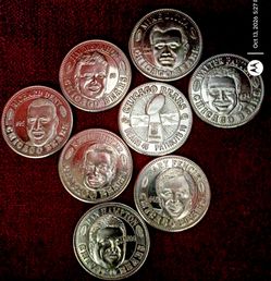 Chicago Bears Super Bowl XX Commemorative Coin Set