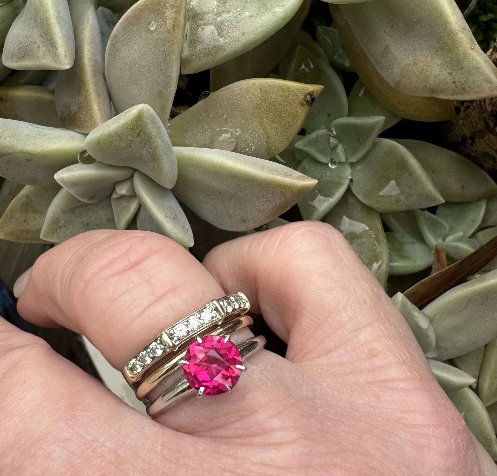 1.50 Carat NATURAL RUBY Ring