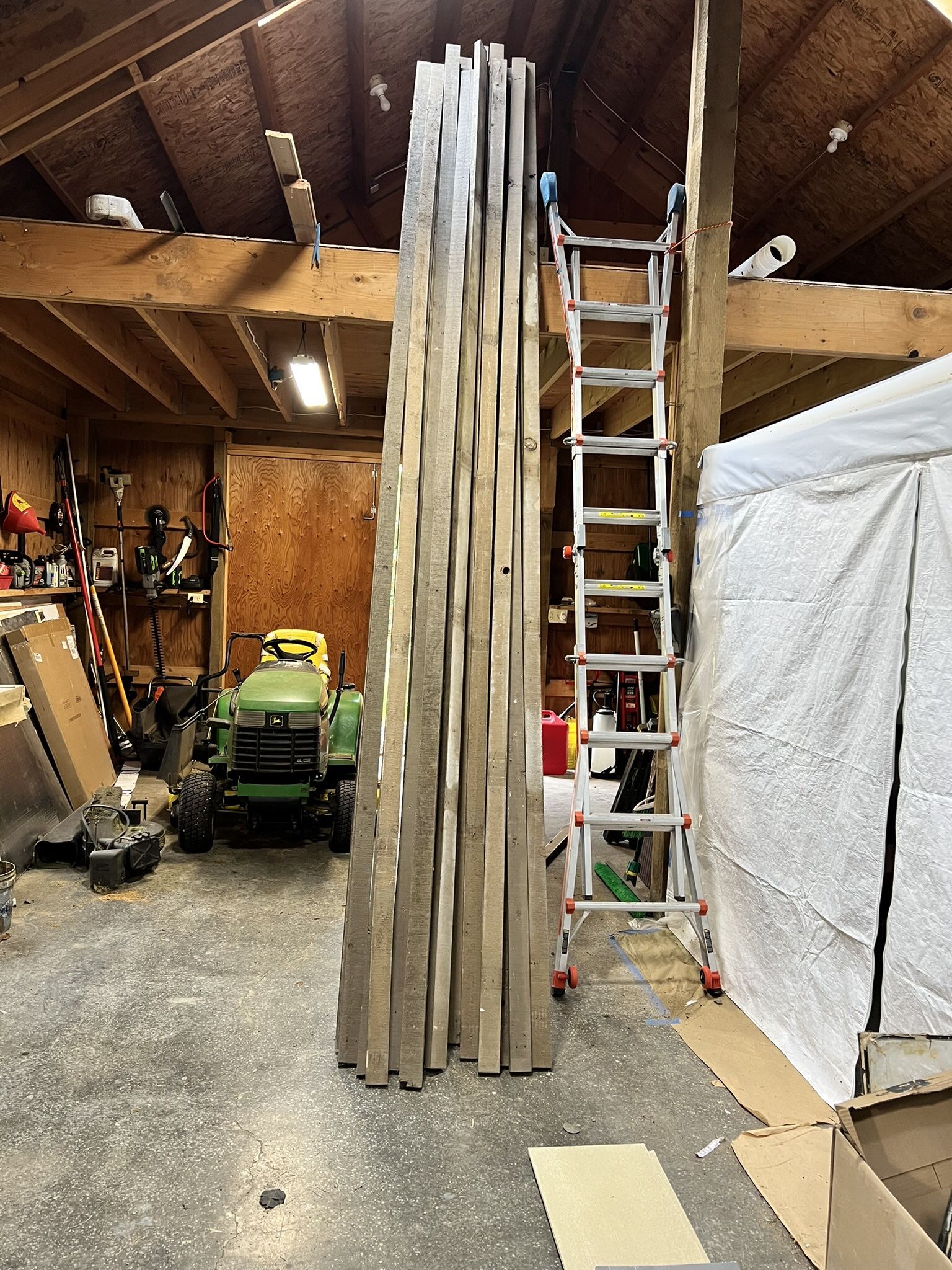 Used 1x3 Rough Cut Cedar Boards 