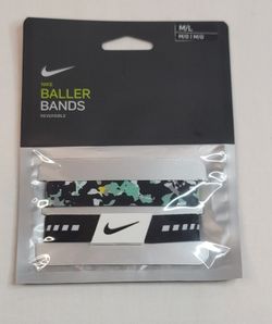 Nike Baller Bands Adult Size M/L Black/Emeral Rise