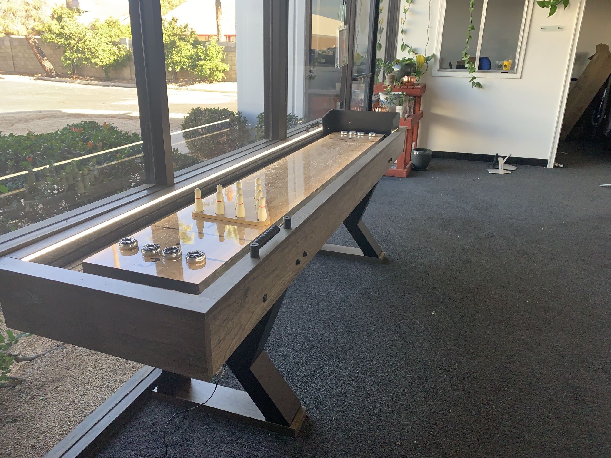 Shuffle Board Table LED Light Up for Sale in Phoenix, AZ OfferUp