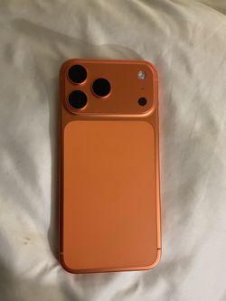 Orange iPhone 17 Triple Camera