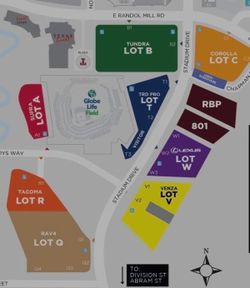 TEXAS RANGERS PARKING
