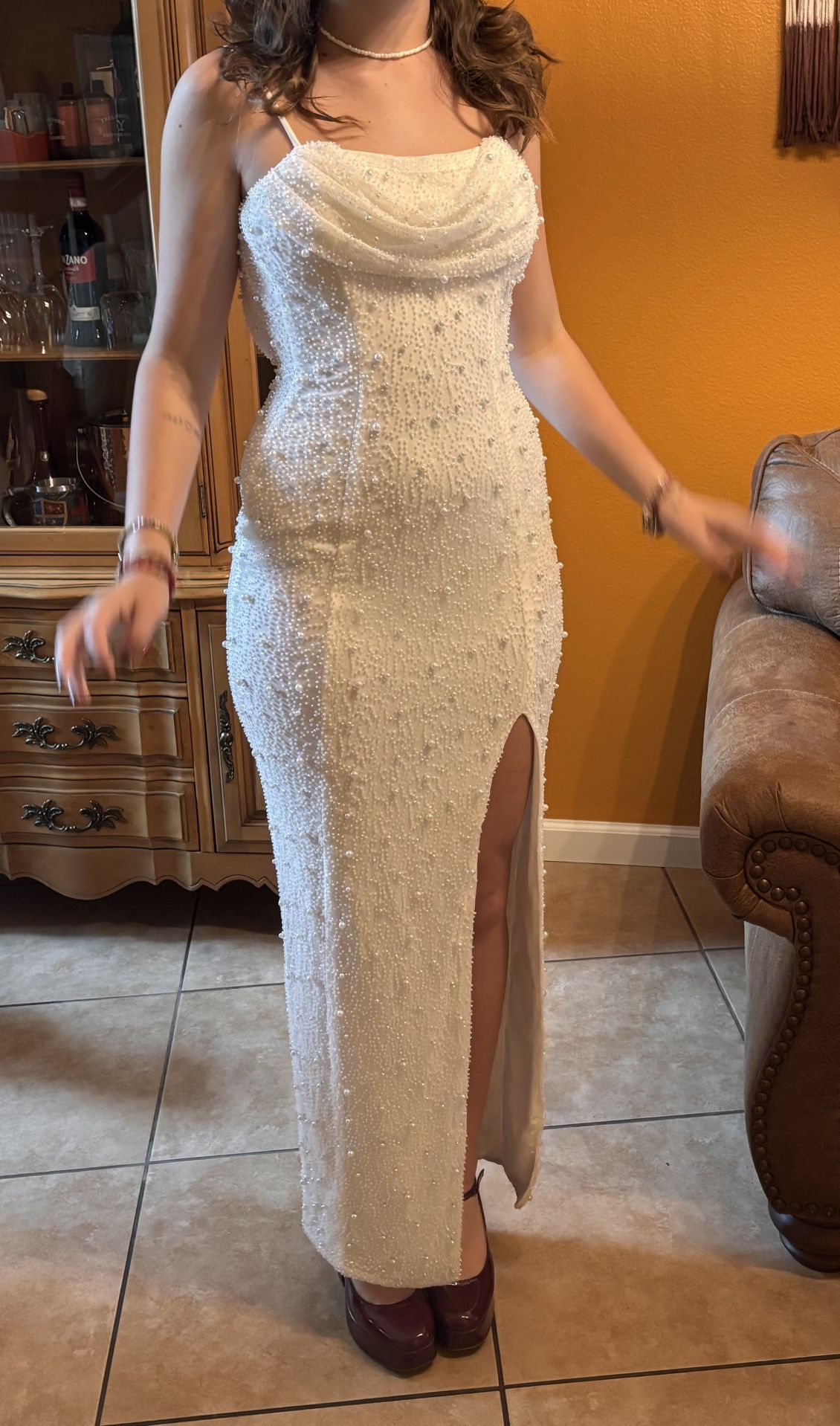 White dress