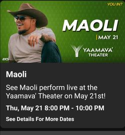 MAOLI tickets