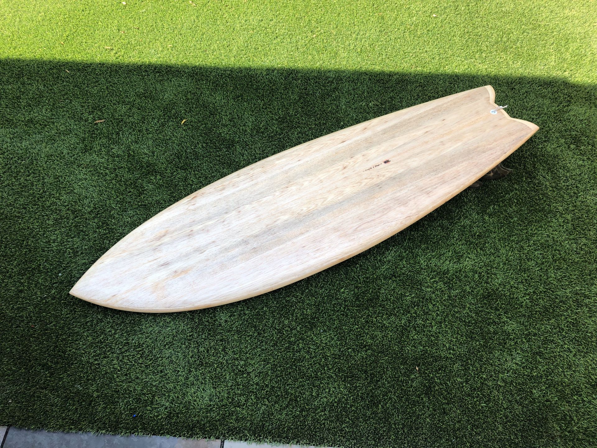 Twin fin surfboard
