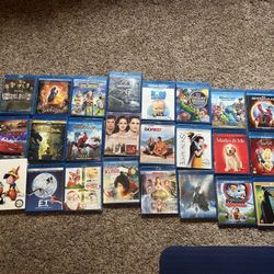 Disney, family blue Ray & Classic DVD Collection 