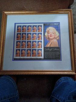 Marilyn Monroe Framed Stamps
