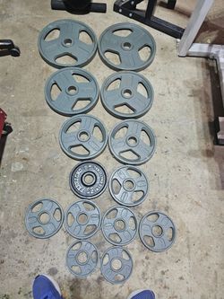 255lbs Olympic 2" weights