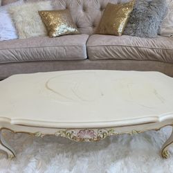 Classic Italian Coffee Table and two end tables– $200
