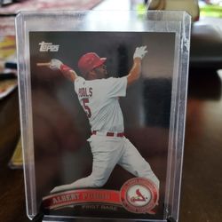 Albert Pujols St.Louis Cardinals Insert Parallel Baseball Cards Lot 