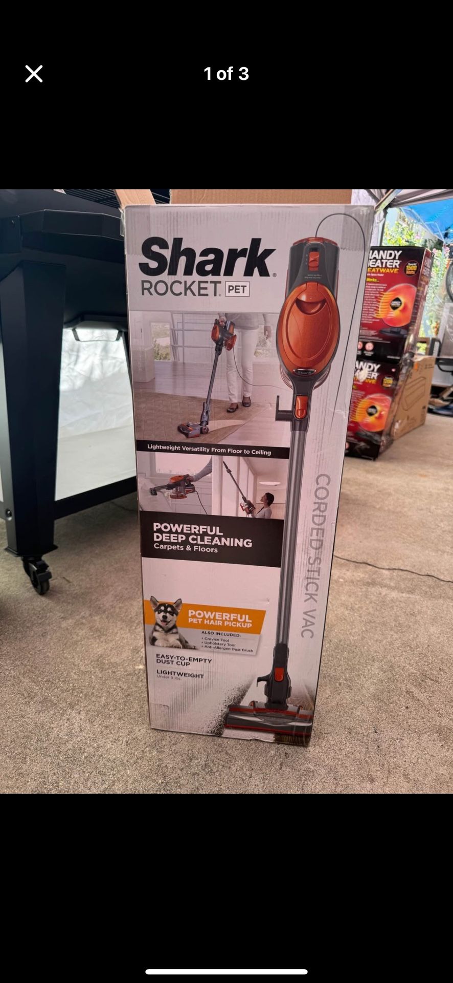 Shark® ROCKET PET Lightweight Versatility From Floor to Ceiling POWERFUL DEEP CLEANING