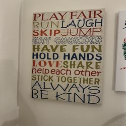 Playroom Wall Decor 