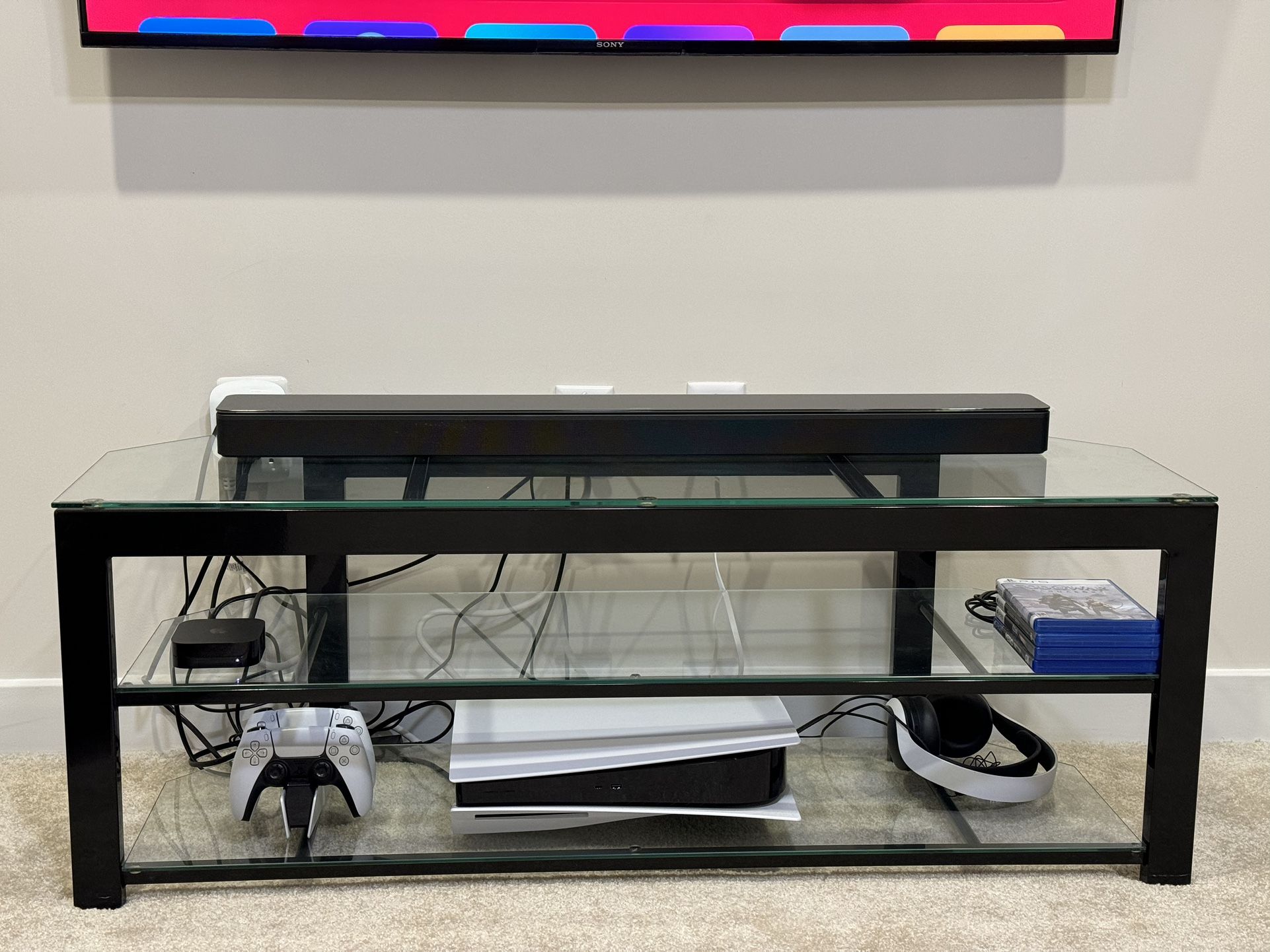 TV Stand ( Glass)