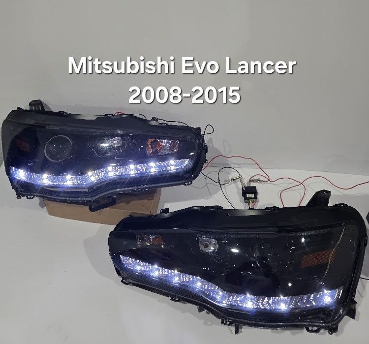 Mitsubishi Evo Lancer 2008-2017 Headlights