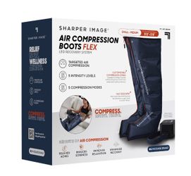 Sharper Image Air Compression Boots Flex Leg