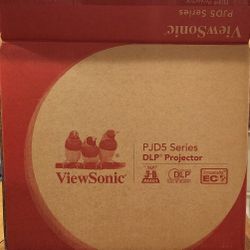 ViewSonic PJD 5 DLP Projector NEW