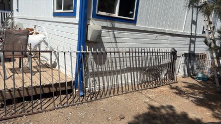 Metal fence