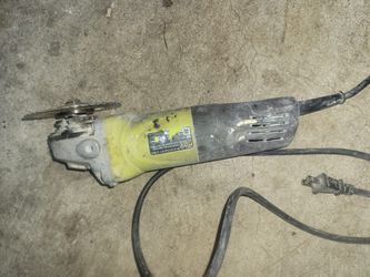 USED Ryobi Corded 4-1/2 inch Angle Grinder