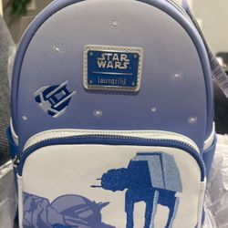 Disney Parks Loungefly Star Wars Hoth Echo Base Mini Backpack